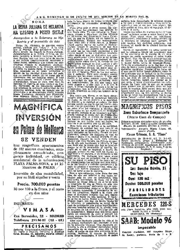 ABC MADRID 25-07-1965 página 54