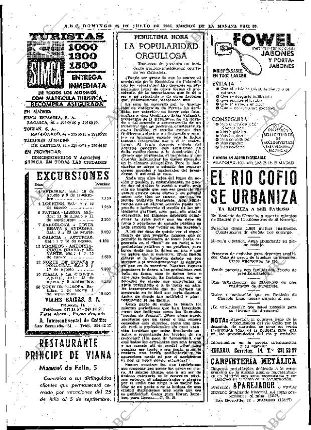 ABC MADRID 25-07-1965 página 60