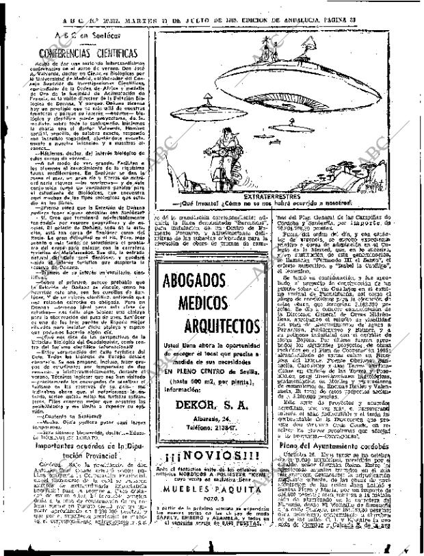 ABC SEVILLA 27-07-1965 página 33