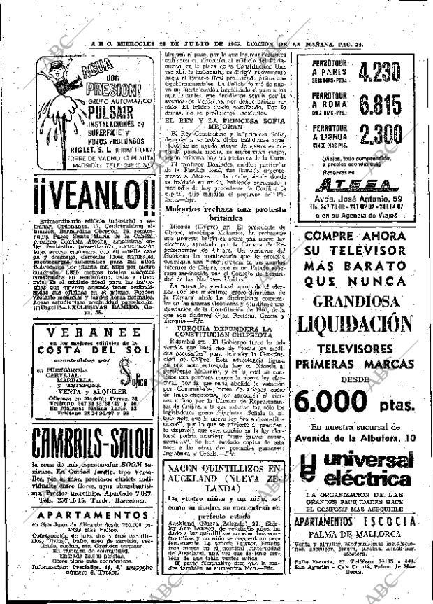 ABC MADRID 28-07-1965 página 34