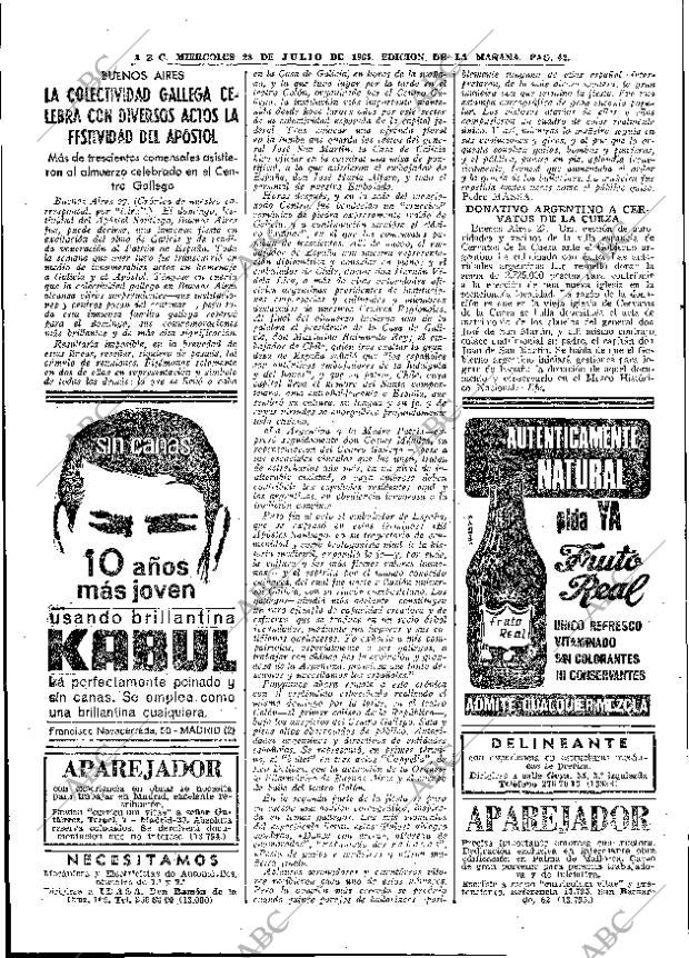 ABC MADRID 28-07-1965 página 42