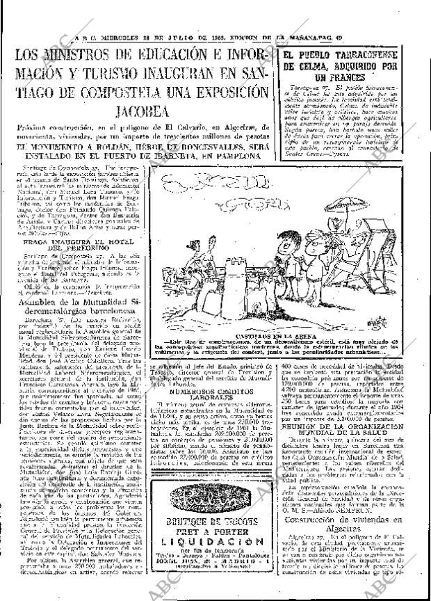 ABC MADRID 28-07-1965 página 49