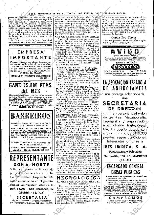 ABC MADRID 28-07-1965 página 54