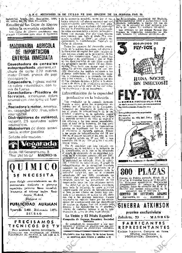 ABC MADRID 28-07-1965 página 58