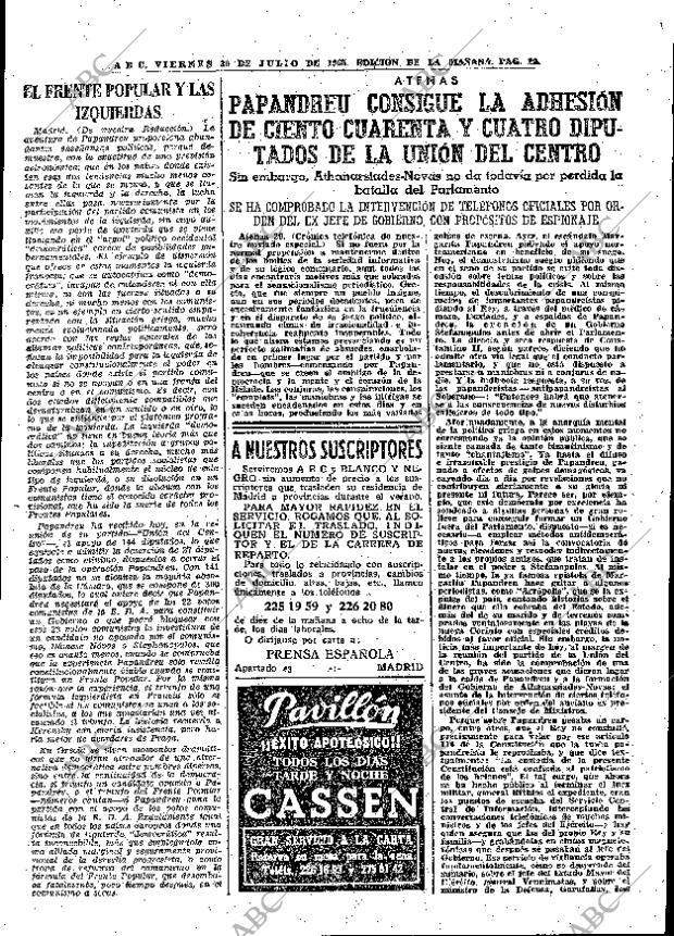 ABC MADRID 30-07-1965 página 29