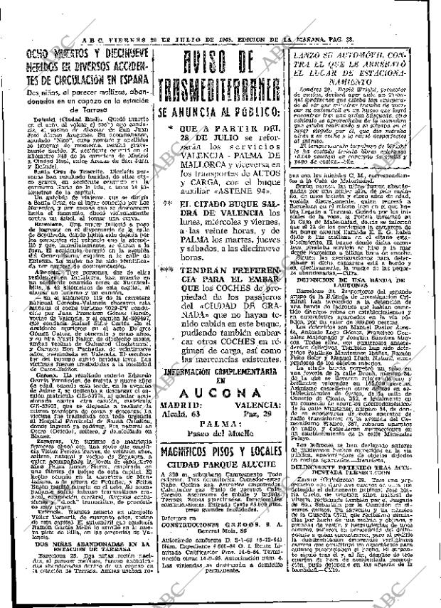 ABC MADRID 30-07-1965 página 38