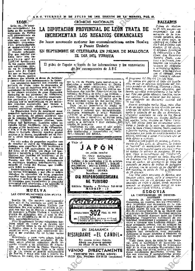 ABC MADRID 30-07-1965 página 41