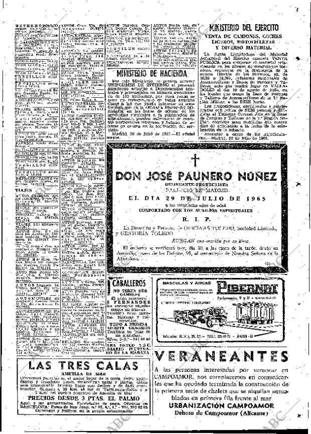 ABC MADRID 30-07-1965 página 73