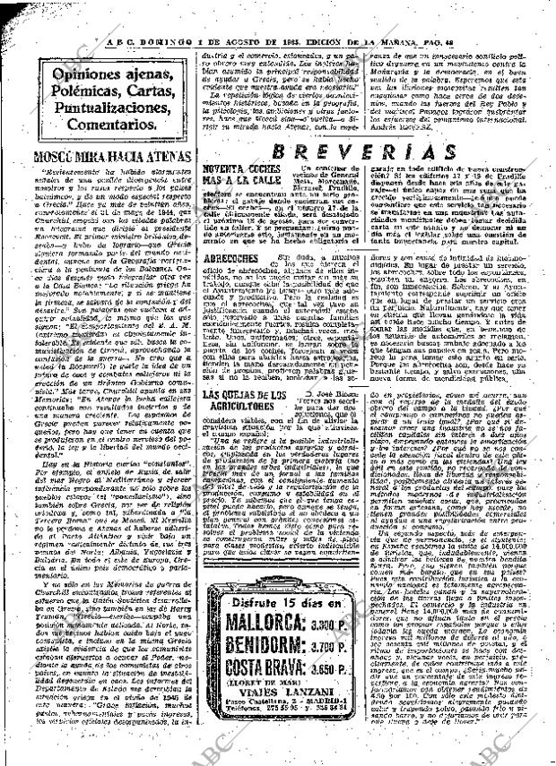 ABC MADRID 01-08-1965 página 48