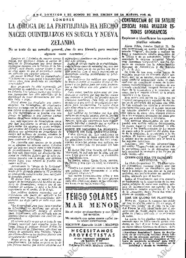 ABC MADRID 01-08-1965 página 55