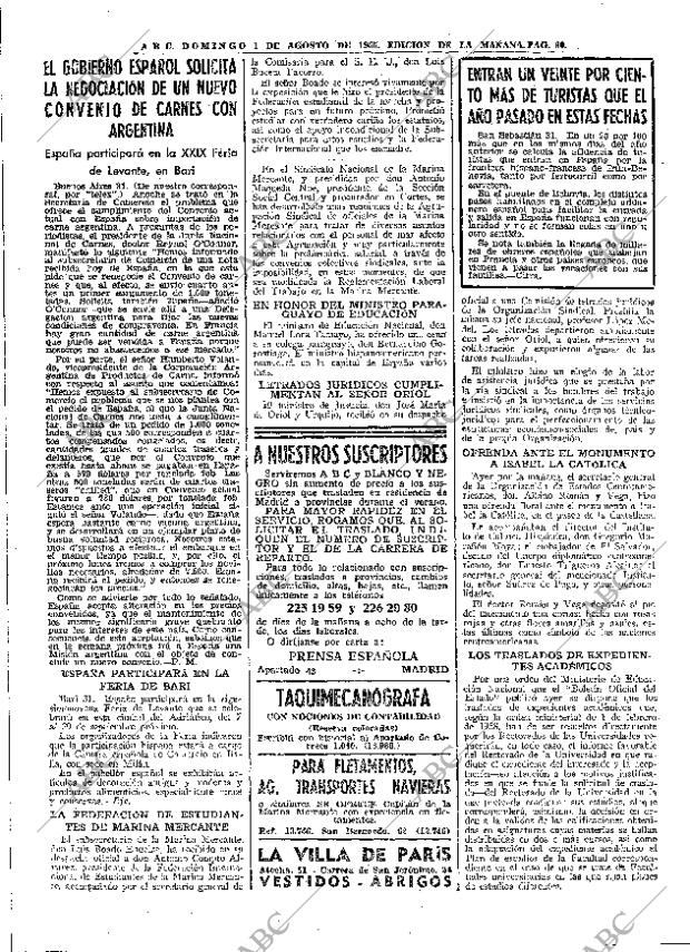 ABC MADRID 01-08-1965 página 60