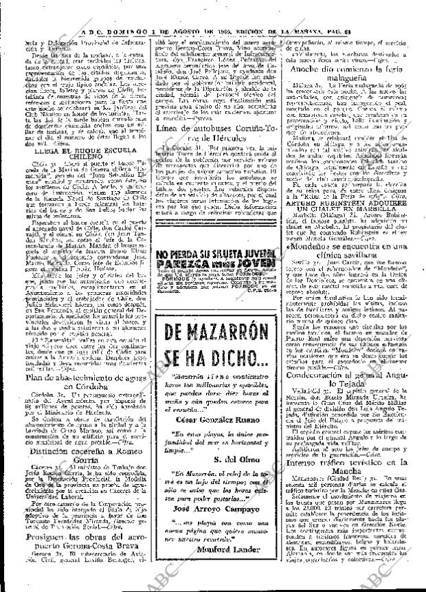 ABC MADRID 01-08-1965 página 64