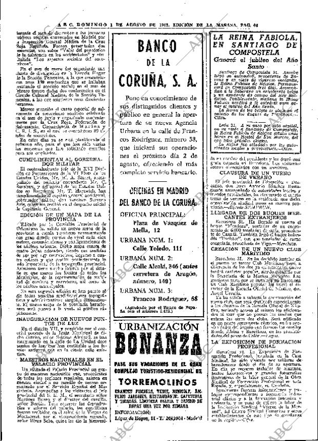 ABC MADRID 01-08-1965 página 66