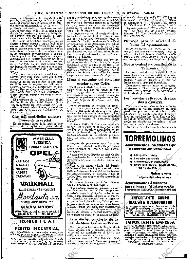 ABC MADRID 01-08-1965 página 68