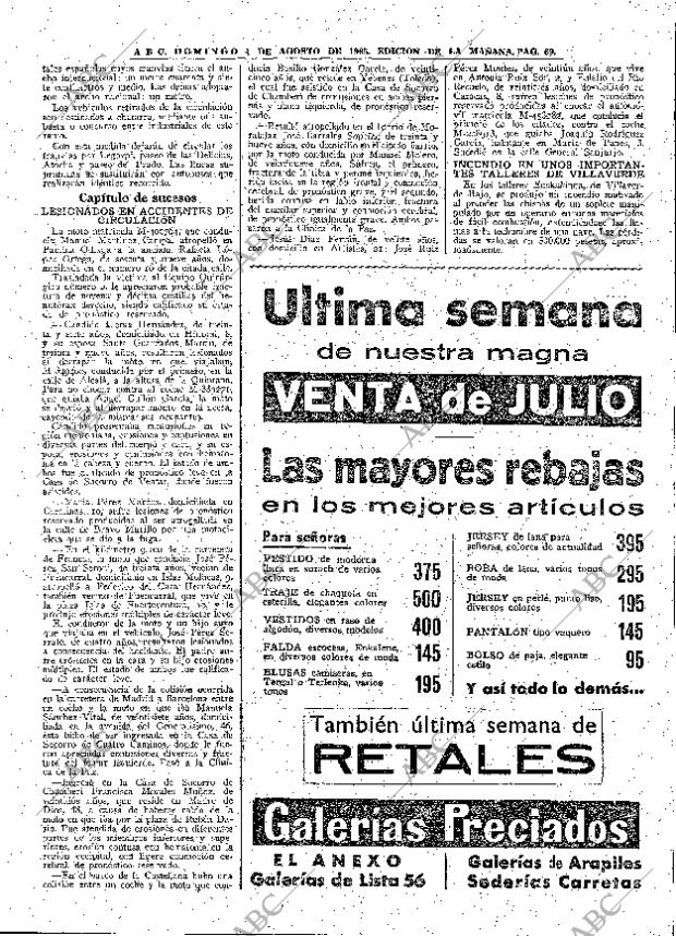 ABC MADRID 01-08-1965 página 69
