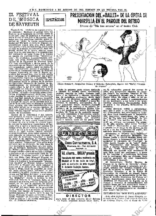 ABC MADRID 01-08-1965 página 81