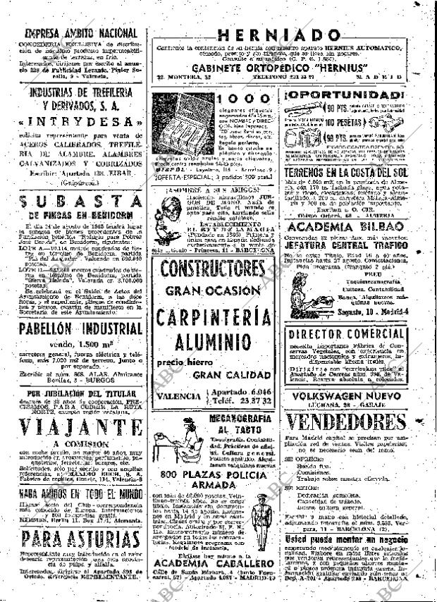 ABC MADRID 01-08-1965 página 93
