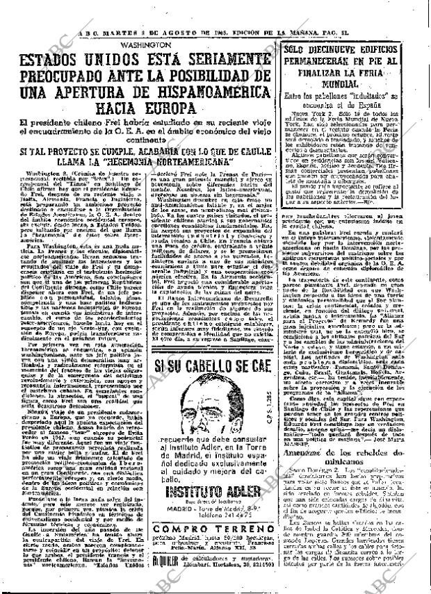 ABC MADRID 03-08-1965 página 31