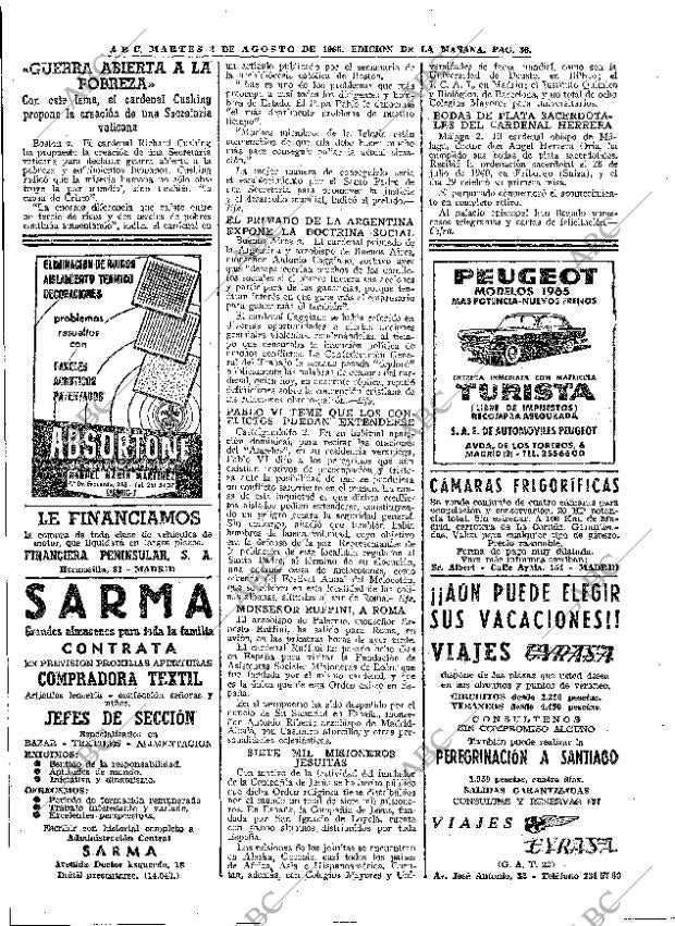 ABC MADRID 03-08-1965 página 36