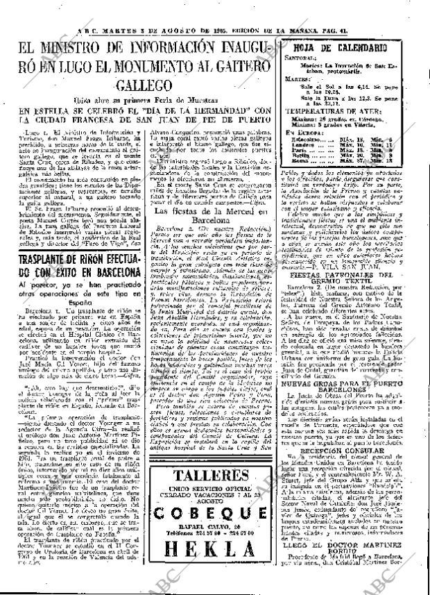ABC MADRID 03-08-1965 página 41