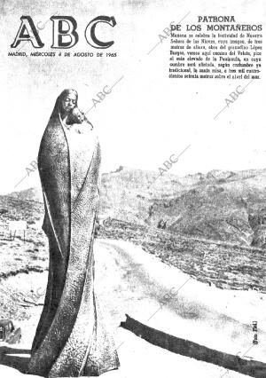 ABC MADRID 04-08-1965 página 1