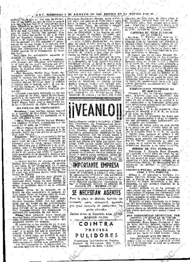 ABC MADRID 04-08-1965 página 38