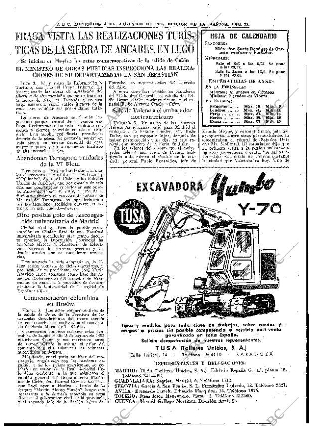 ABC MADRID 04-08-1965 página 39