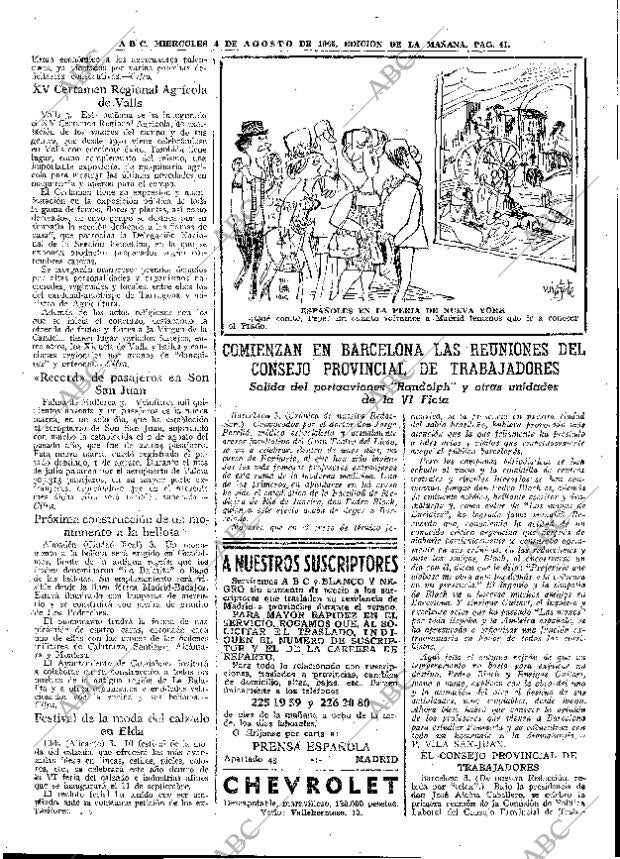 ABC MADRID 04-08-1965 página 41