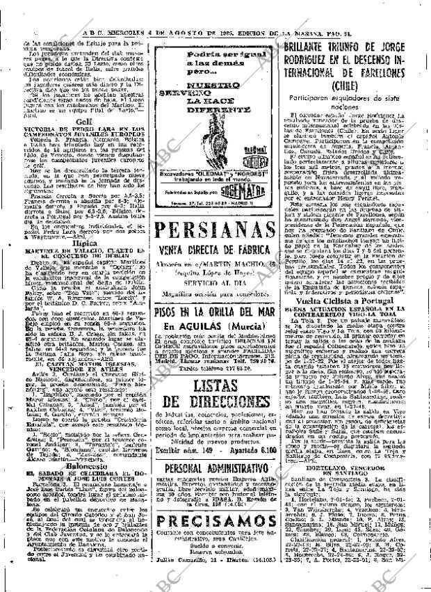 ABC MADRID 04-08-1965 página 54