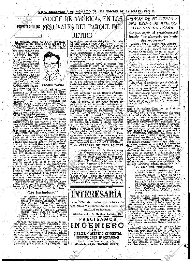 ABC MADRID 04-08-1965 página 57
