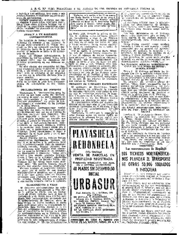 ABC SEVILLA 04-08-1965 página 16