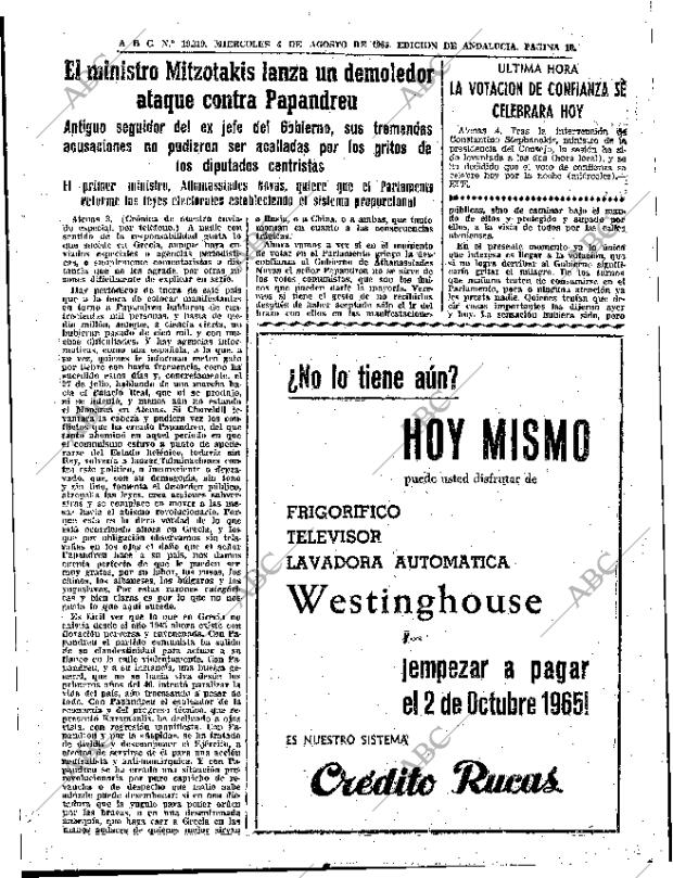 ABC SEVILLA 04-08-1965 página 19