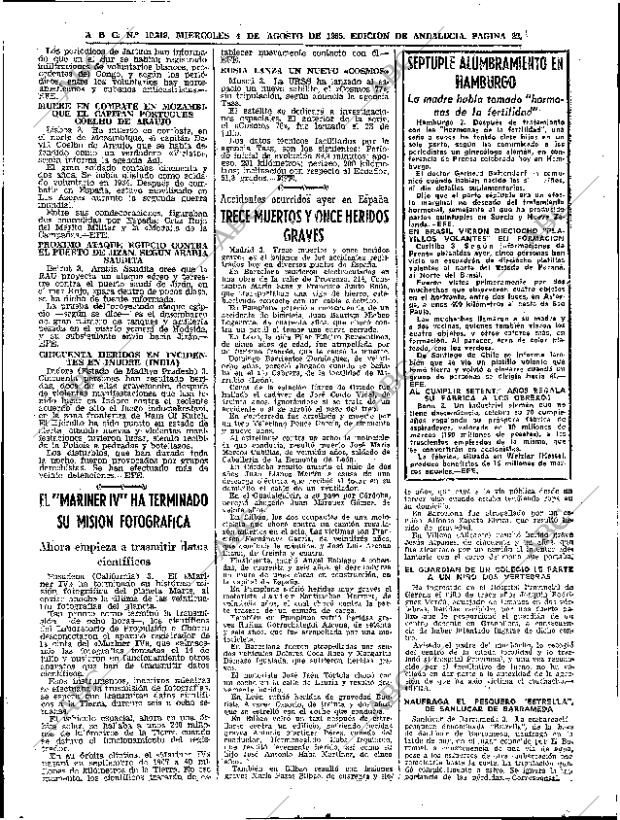 ABC SEVILLA 04-08-1965 página 22