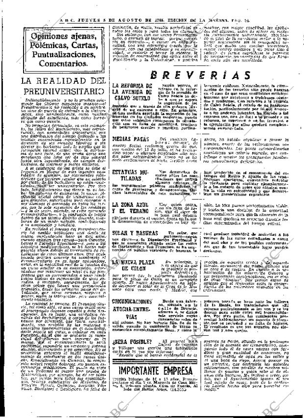 ABC MADRID 05-08-1965 página 24