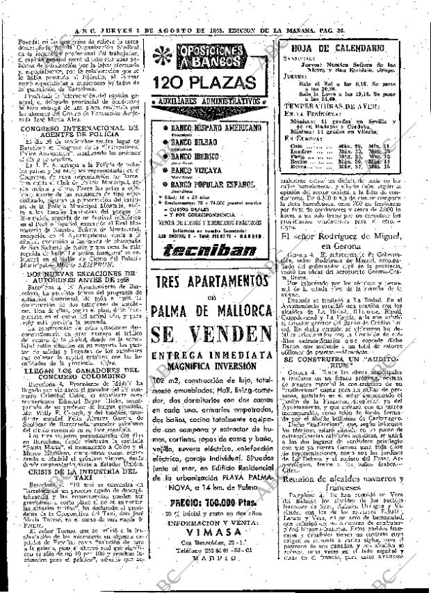 ABC MADRID 05-08-1965 página 36