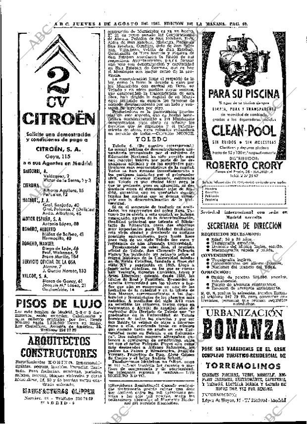 ABC MADRID 05-08-1965 página 40