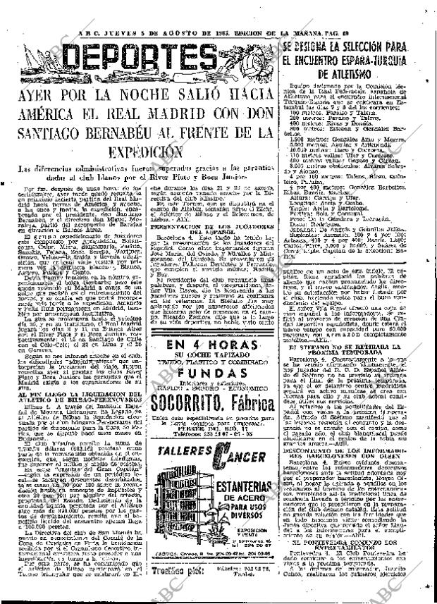 ABC MADRID 05-08-1965 página 49