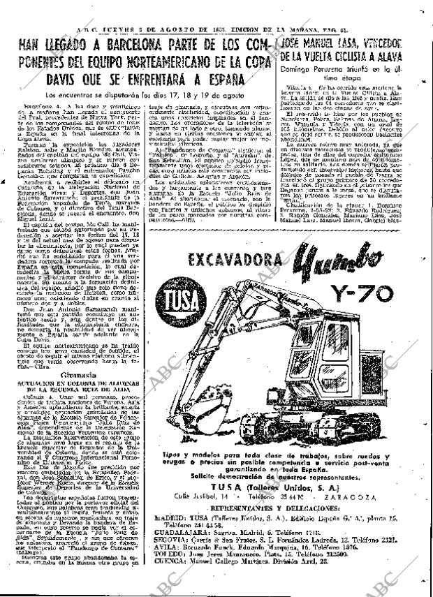 ABC MADRID 05-08-1965 página 51