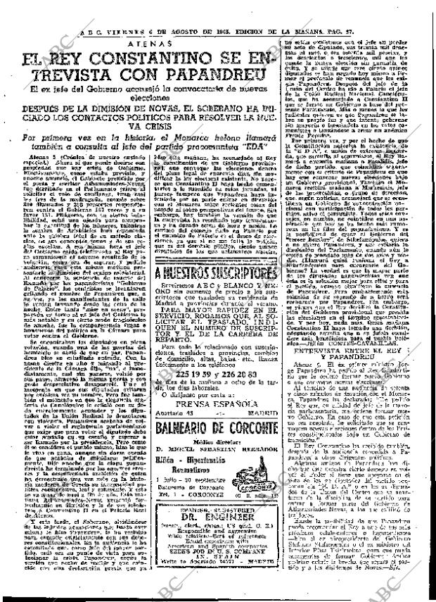 ABC MADRID 06-08-1965 página 27