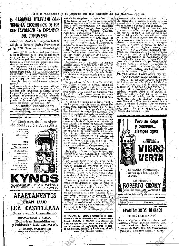 ABC MADRID 06-08-1965 página 36