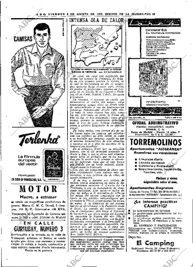 ABC MADRID 06-08-1965 página 48