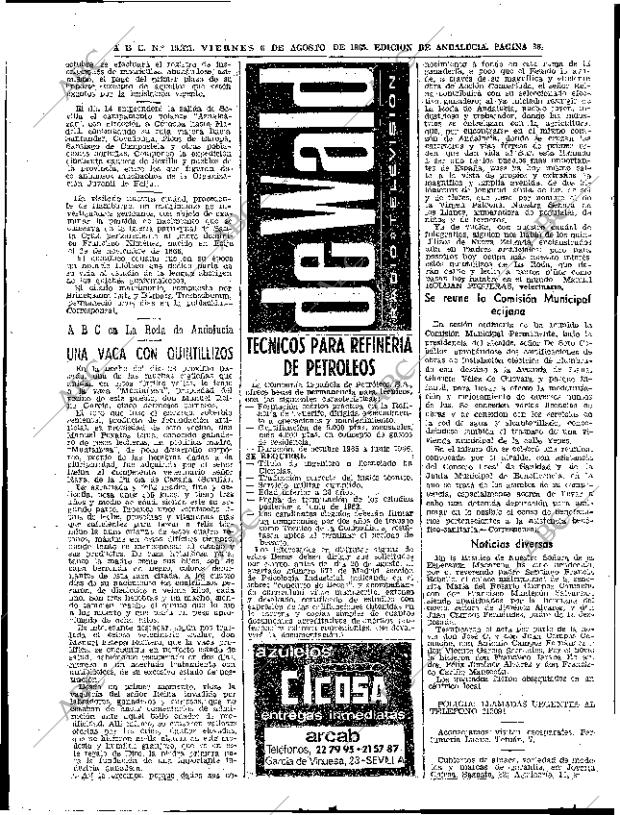 ABC SEVILLA 06-08-1965 página 36