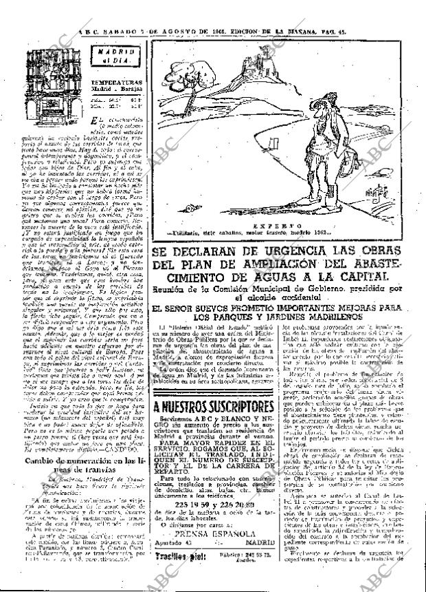 ABC MADRID 07-08-1965 página 45