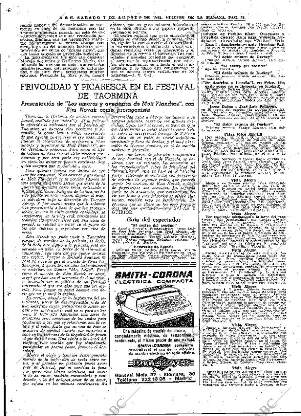 ABC MADRID 07-08-1965 página 58