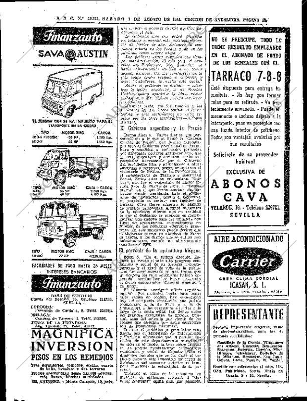 ABC SEVILLA 07-08-1965 página 28