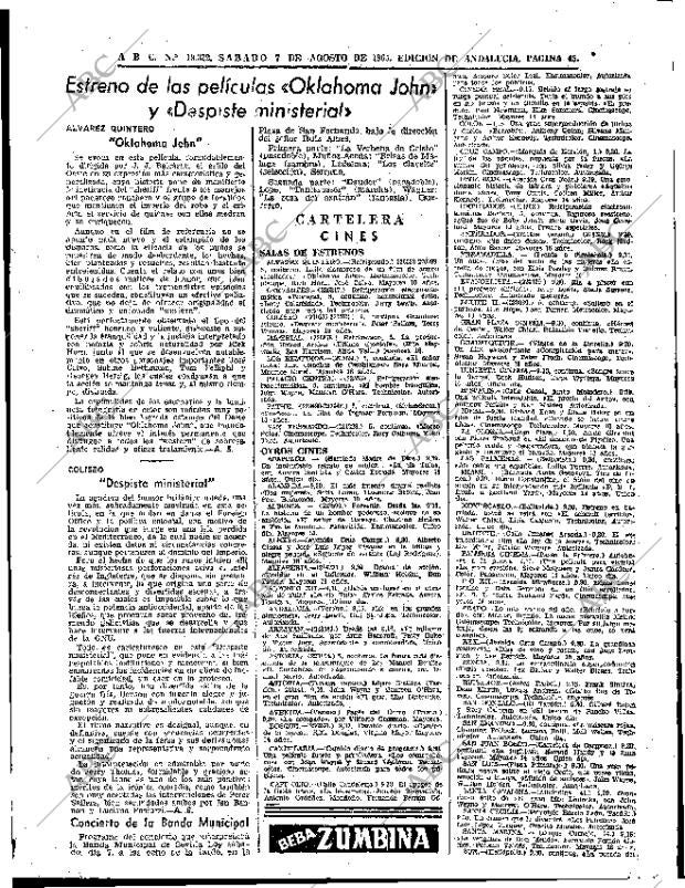 ABC SEVILLA 07-08-1965 página 45