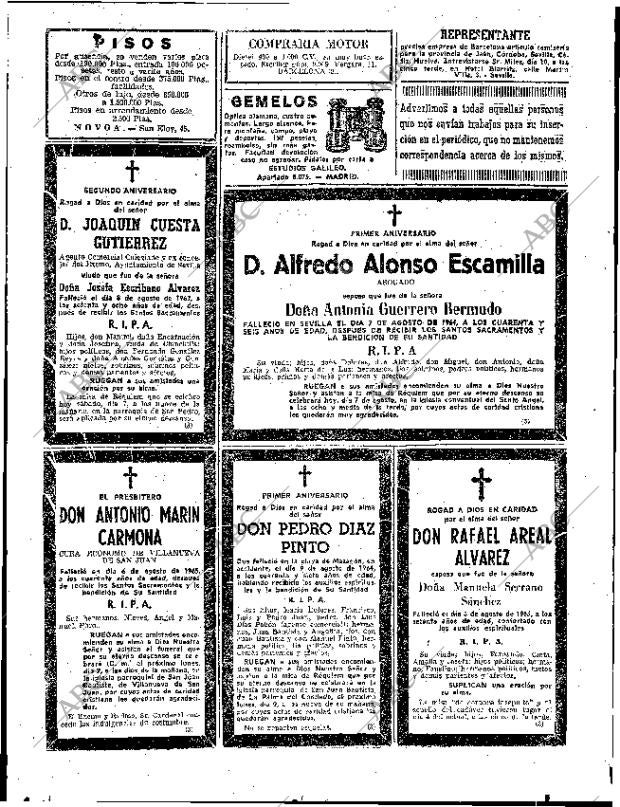 ABC SEVILLA 07-08-1965 página 50