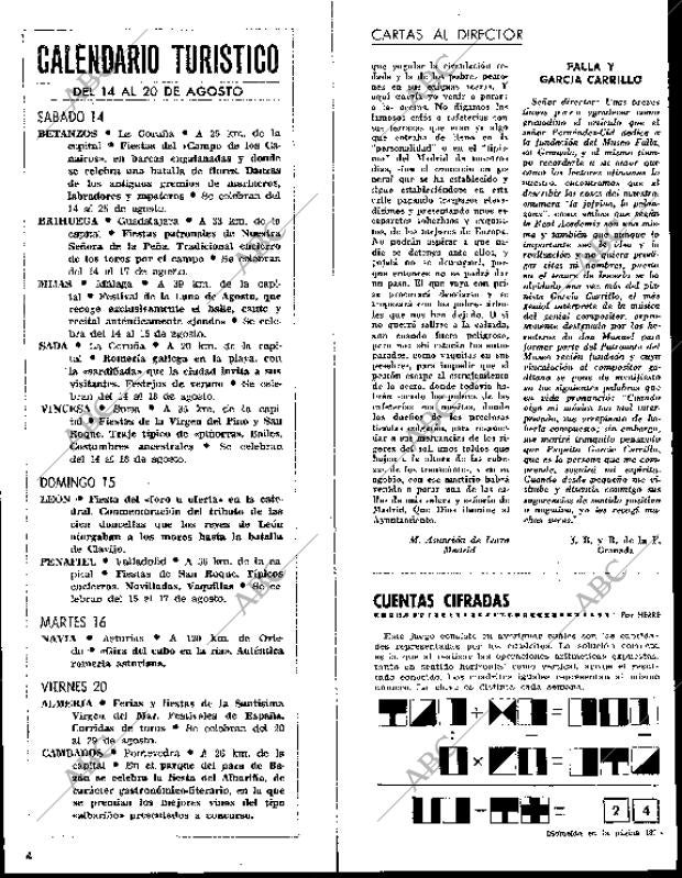 BLANCO Y NEGRO MADRID 07-08-1965 página 4