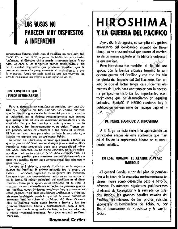 BLANCO Y NEGRO MADRID 07-08-1965 página 40