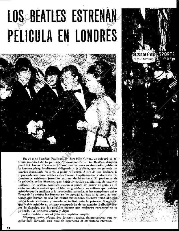 BLANCO Y NEGRO MADRID 07-08-1965 página 84